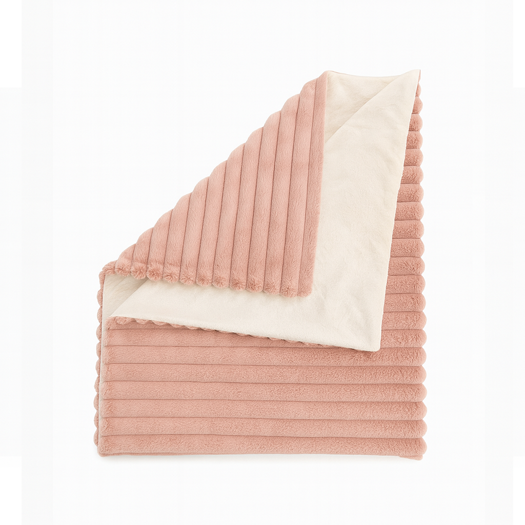 Couverture Bébé Ultra-Douce Réversible – 90×110 cm | Confort & Chaleur