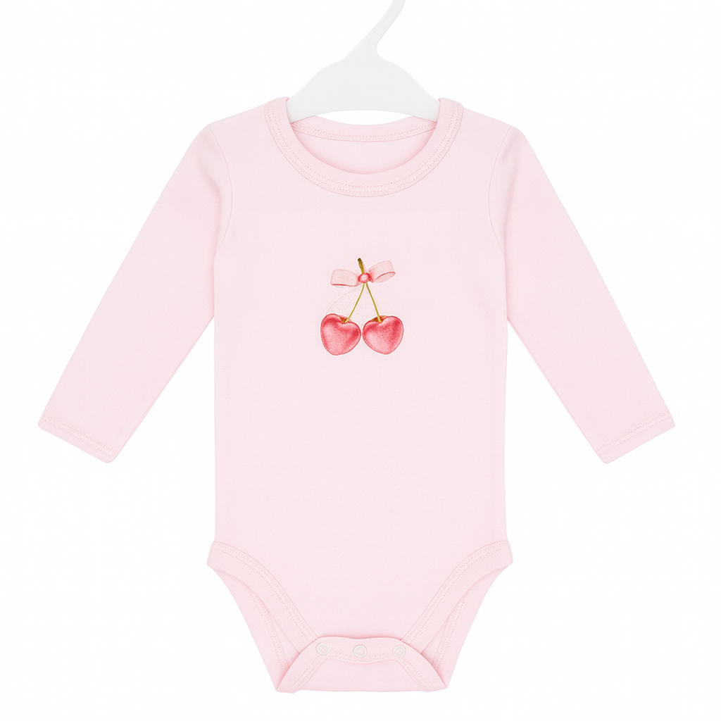 Body bébé manches longues – Ultra-doux, 100% coton interlock