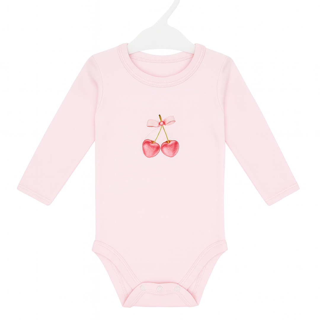 Body bébé manches longues – Ultra-doux, 100% coton interlock