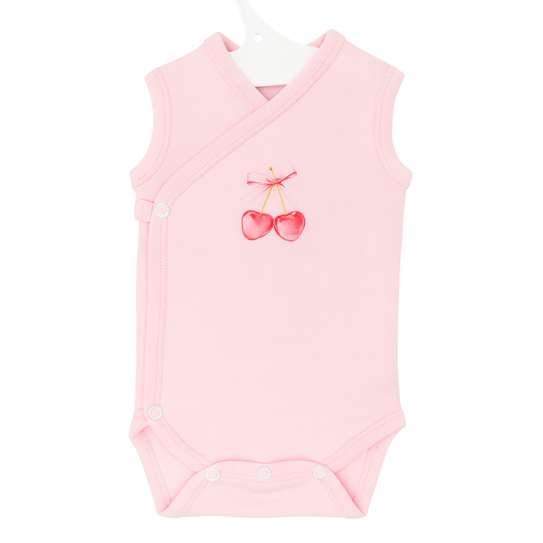 Brassière bébé sans manches croisée – Ultra-douce, 100% coton interlock