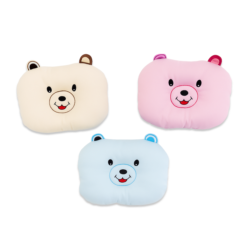 Coussin anti tête plate – Ours doux